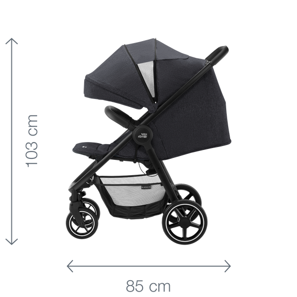 Habillage pluie poussette strider m noir Britax Romer