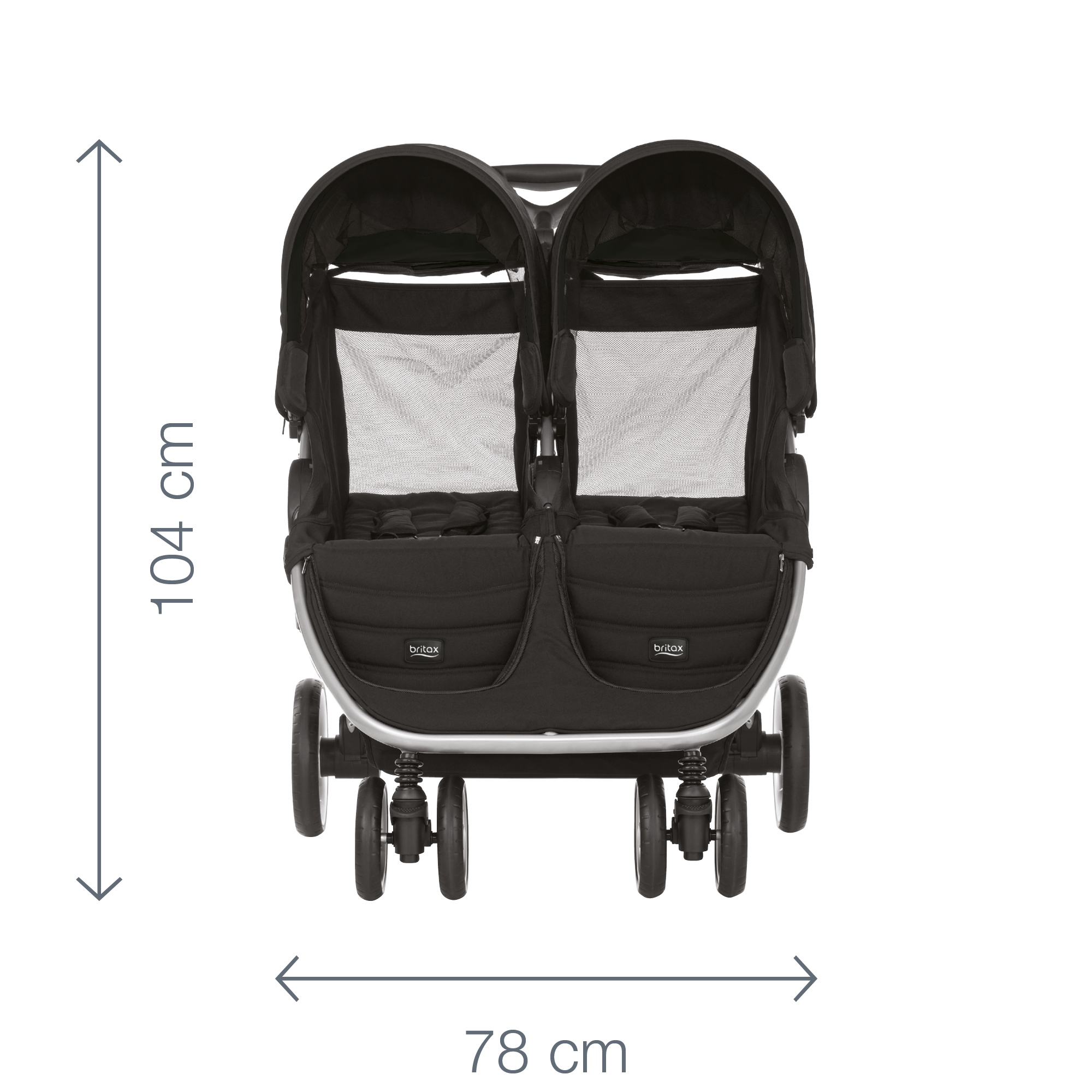 poussette double b agile britax